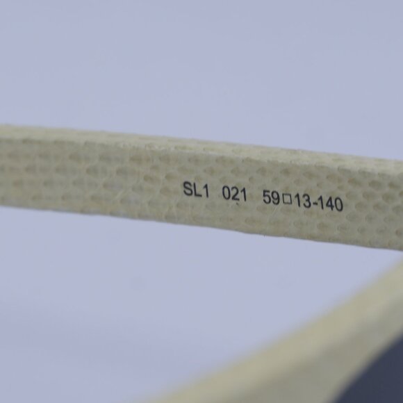 Saint Laurent SL1 021 Sunglasses Ivory Square Frame, Grey Lenses main image 9